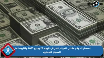 أسعار الدولار مقابل الدينار العراقي اليوم 29 يوليو 2025 وتأثيرها على السوق المحلية